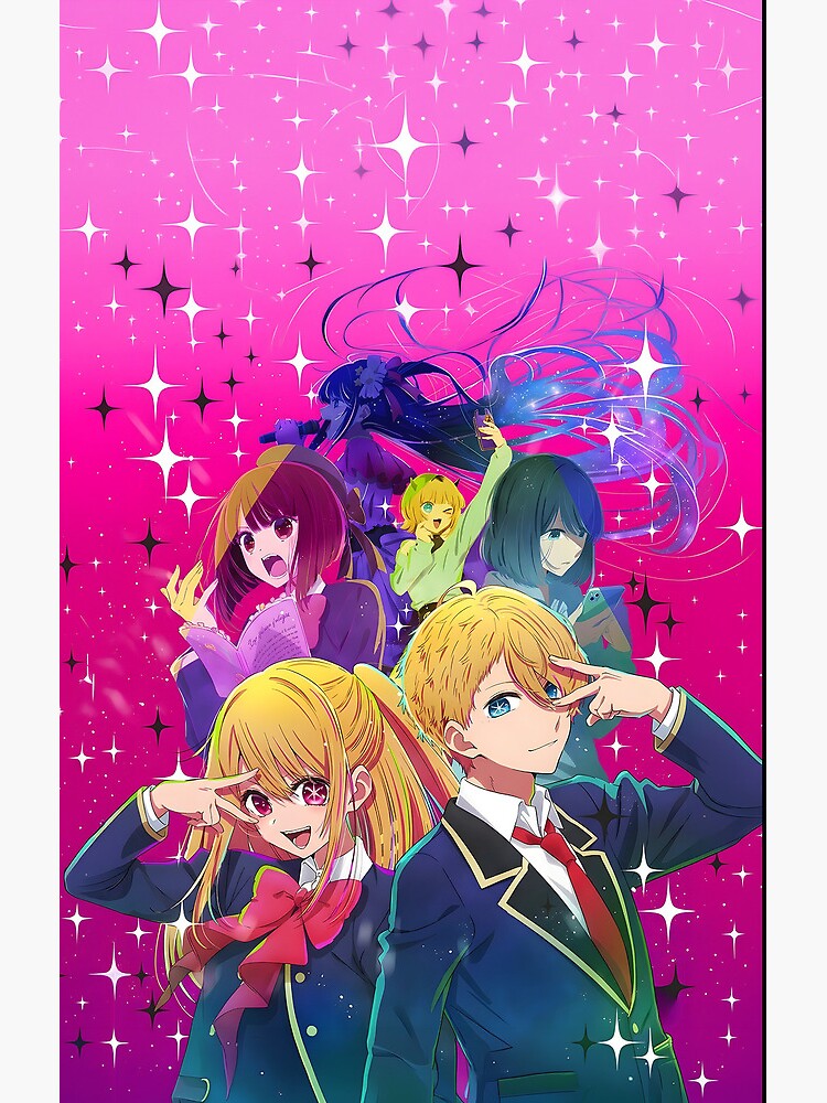 Oshi No Ko Ai Team Shower Curtain - Image 2