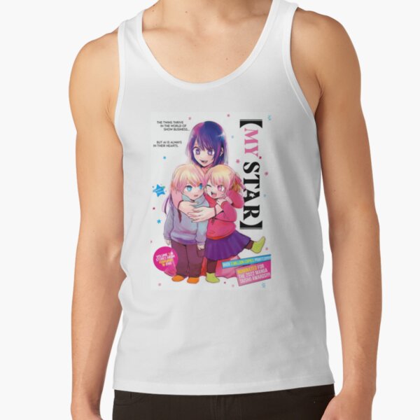 Oshi No Ko Anime Ai With Children Tank Top - Image 2