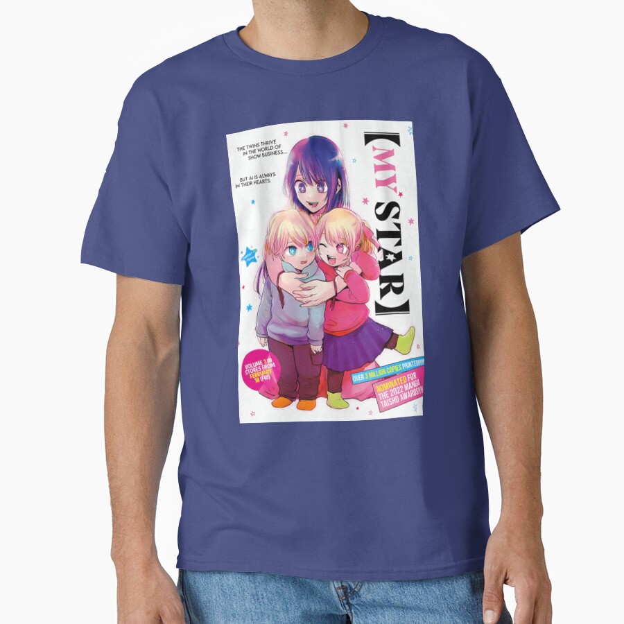 Oshi No Ko Anime Ai With Children T-shirt - Image 4