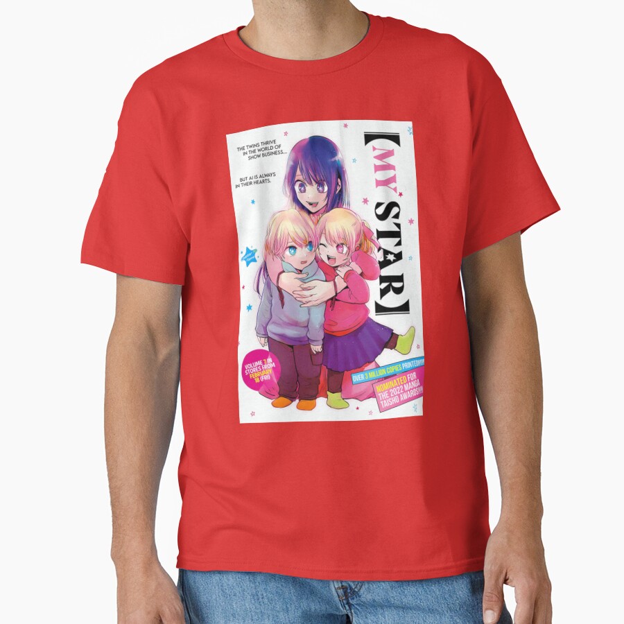 Oshi No Ko Anime Ai With Children T-shirt - Image 5