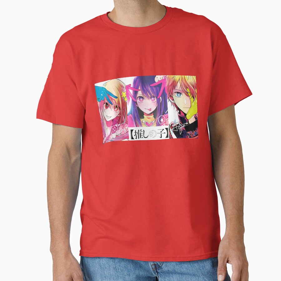 Oshi No Ko Ai Ruby Aquamarine Hoshino T-shirt - Image 5