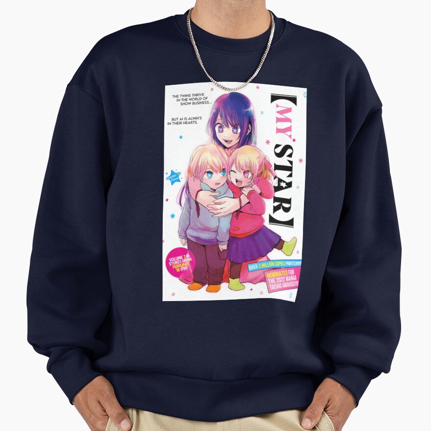 Oshi No Ko Anime Ai With Children Sweatshirt - Image 5