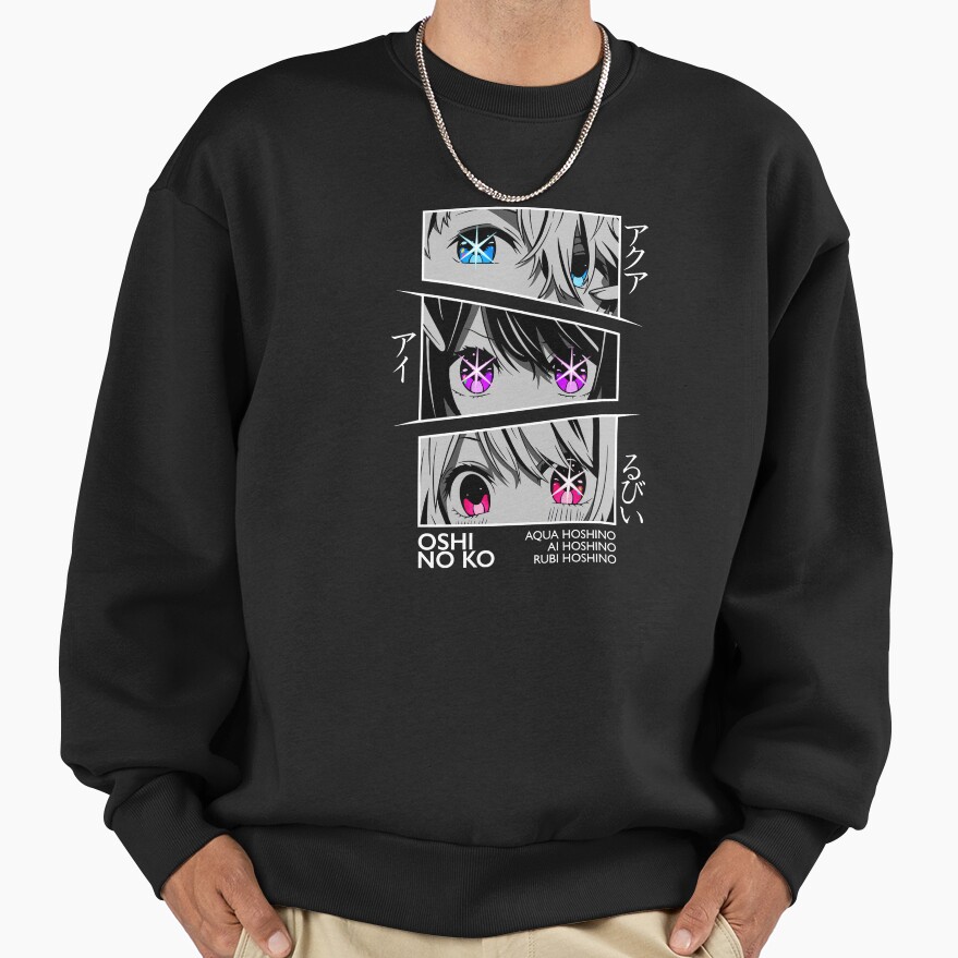 Oshi No Ko Eyes Sweatshirt - Image 3