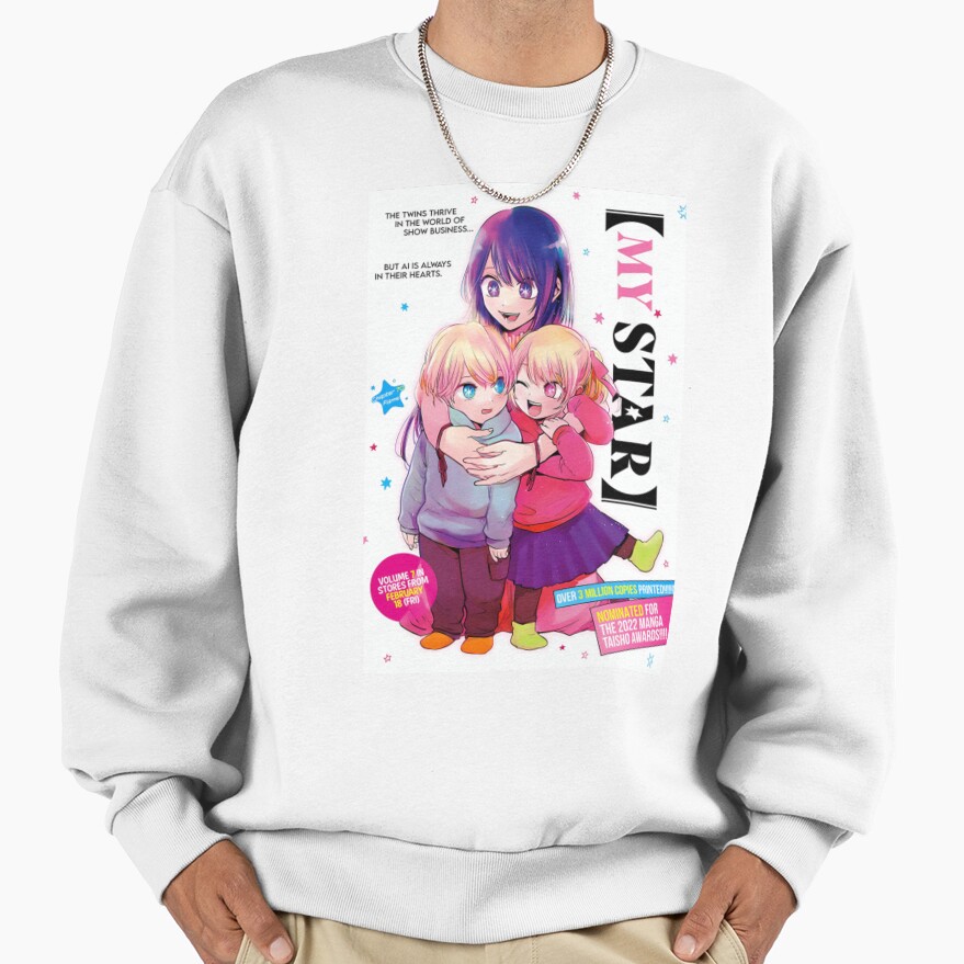 Oshi No Ko Anime Ai With Children Sweatshirt - Image 2