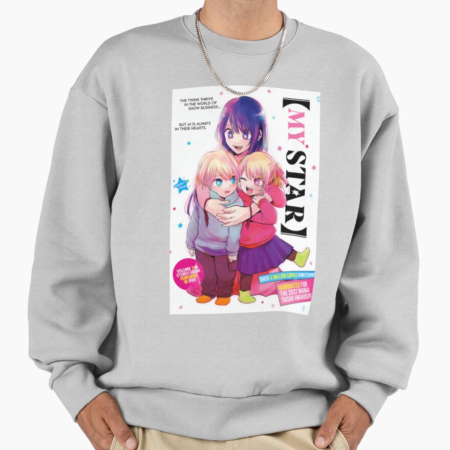 Oshi No Ko Anime Ai With Children Sweatshirt - Image 4