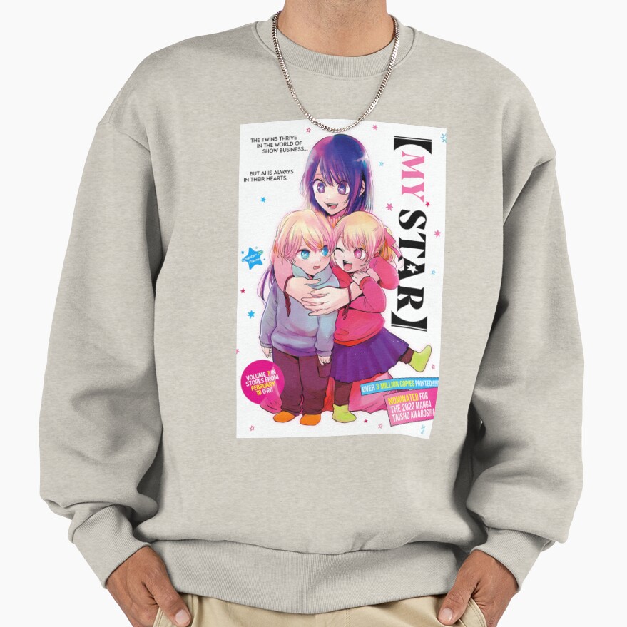 Oshi No Ko Anime Ai With Children Sweatshirt - Image 3