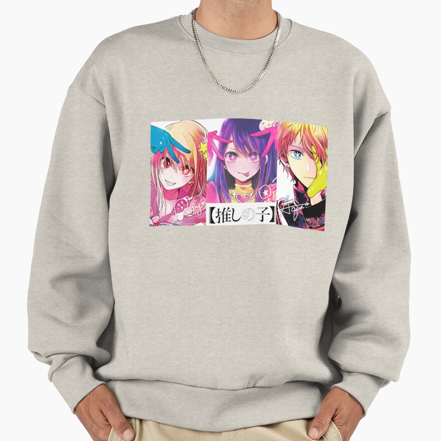 Oshi No Ko Ai Ruby Aquamarine Hoshino Sweatshirt - Image 3