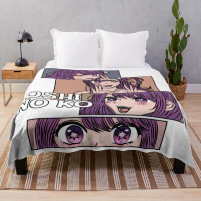 Oshi No Ko Anime Ai Classic Throw Blanket