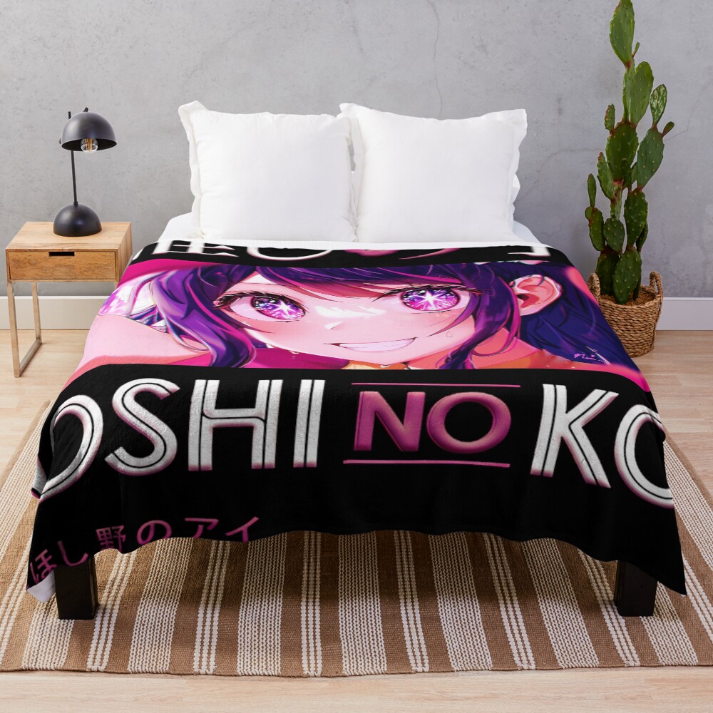 Ai Hoshino Oshi No Ko Throw Blanket