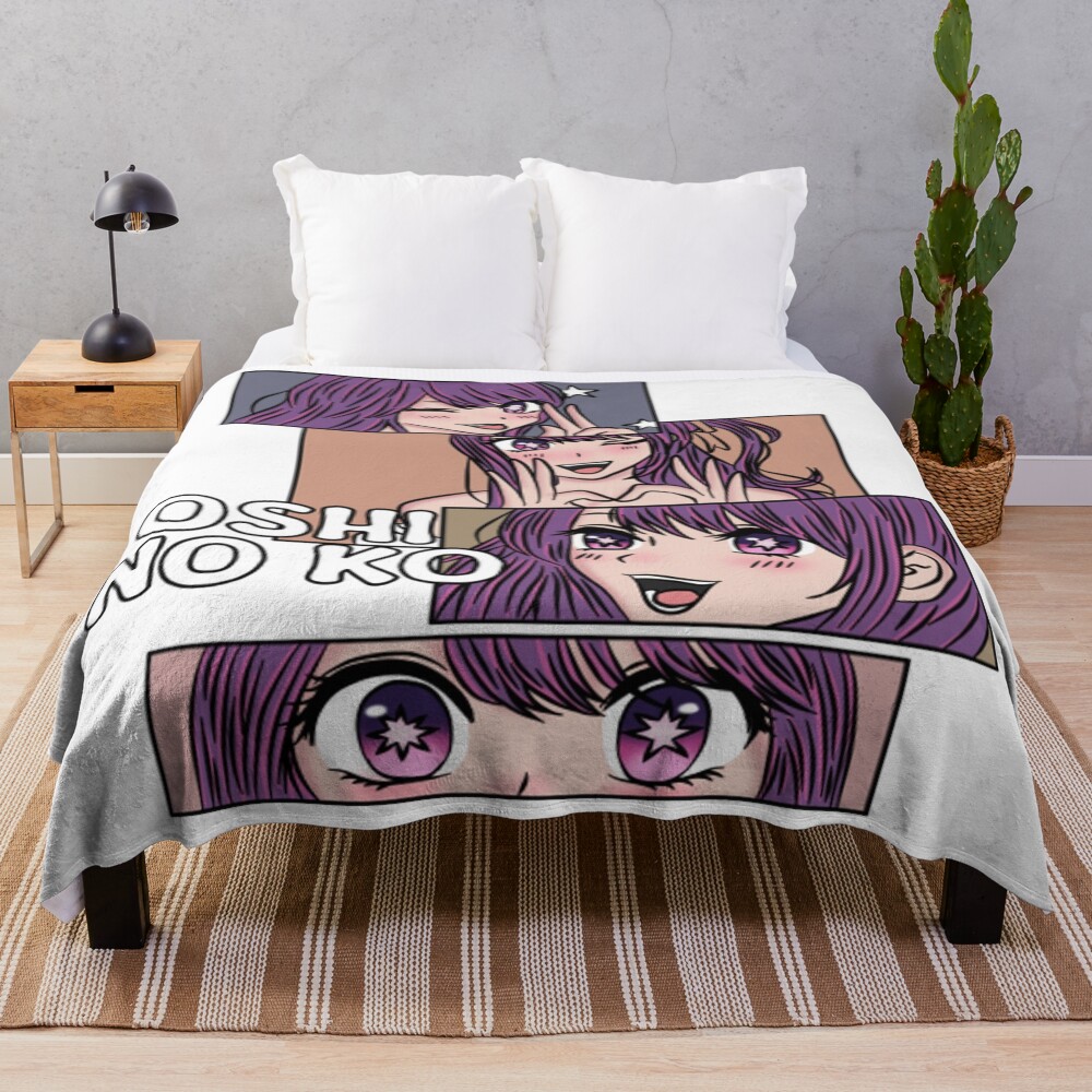 Oshi No Ko Anime Ai Classic Throw Blanket