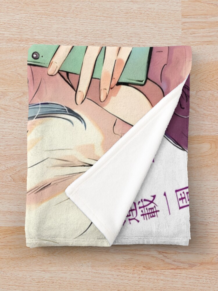 Oshi No Ko Aqua Akane Throw Blanket - Image 2