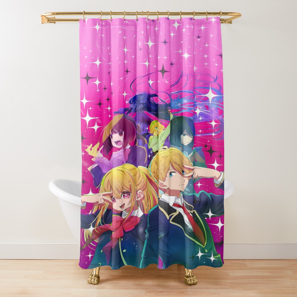 Oshi No Ko Ai Team Shower Curtain