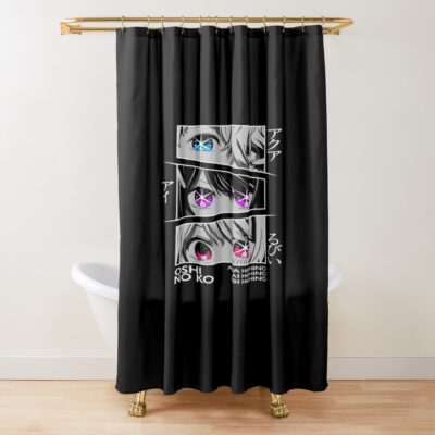 Oshi No Ko Eyes Shower Curtain