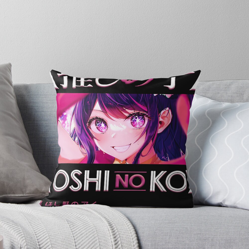 Ai Hoshino Oshi No Ko Throw Pillow