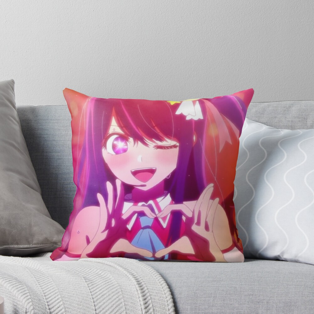 Oshi No Ko Hoshino Ai Throw Pillow