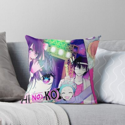 Oshi No Ko Funny People Throw Pillow