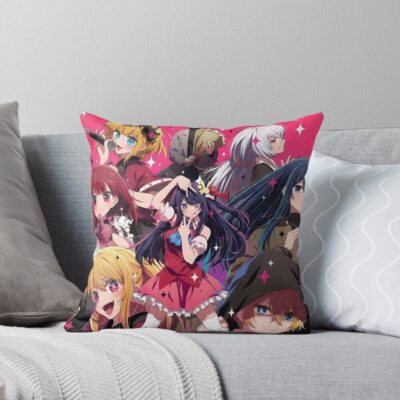 Oshi No Ko Member Throw Pillow