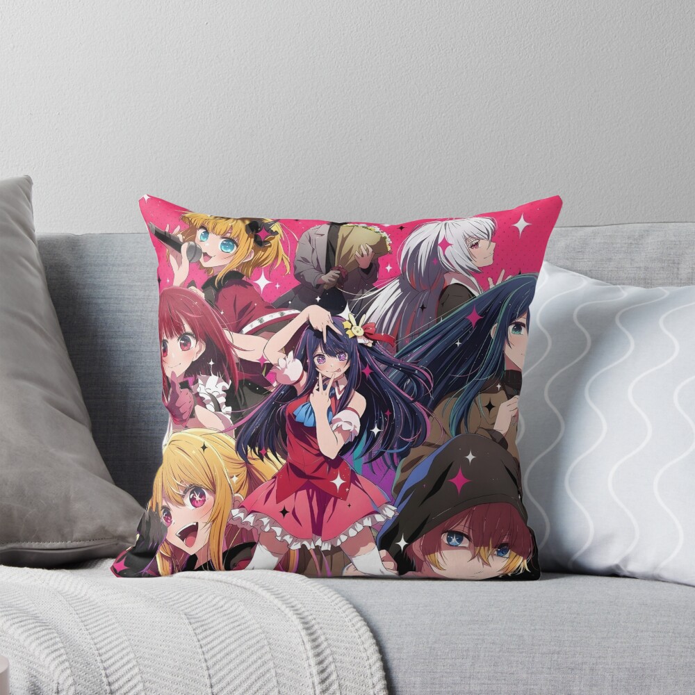 Oshi No Ko Member Throw Pillow