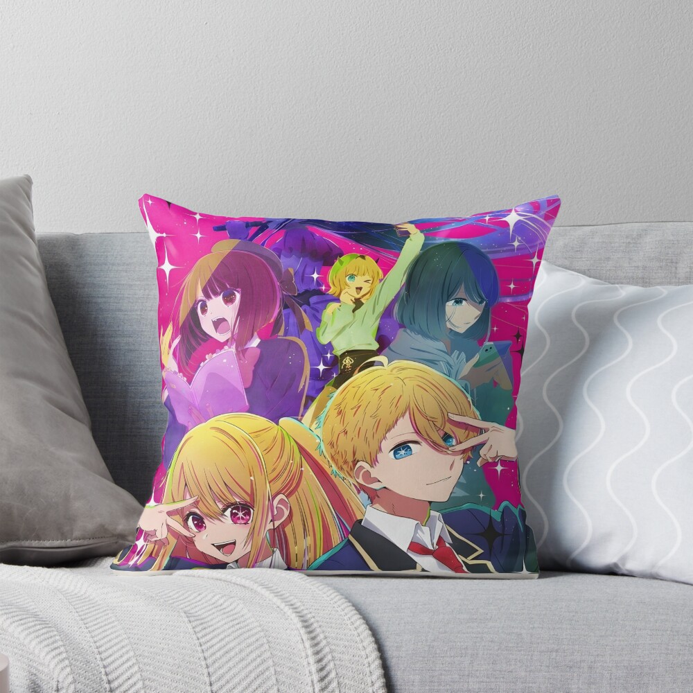 Oshi No Ko Ai Cute Throw Pillow
